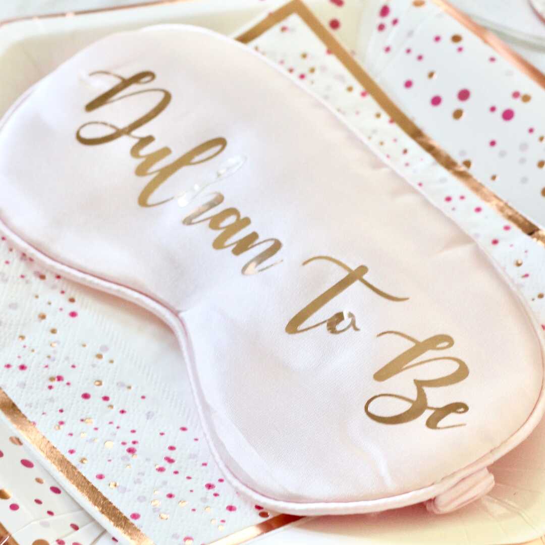 Dulhan To Be Eye Mask - Rose Gold