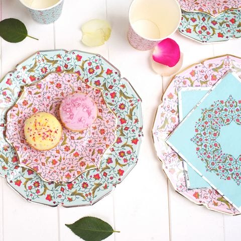 Persian inspired partyware