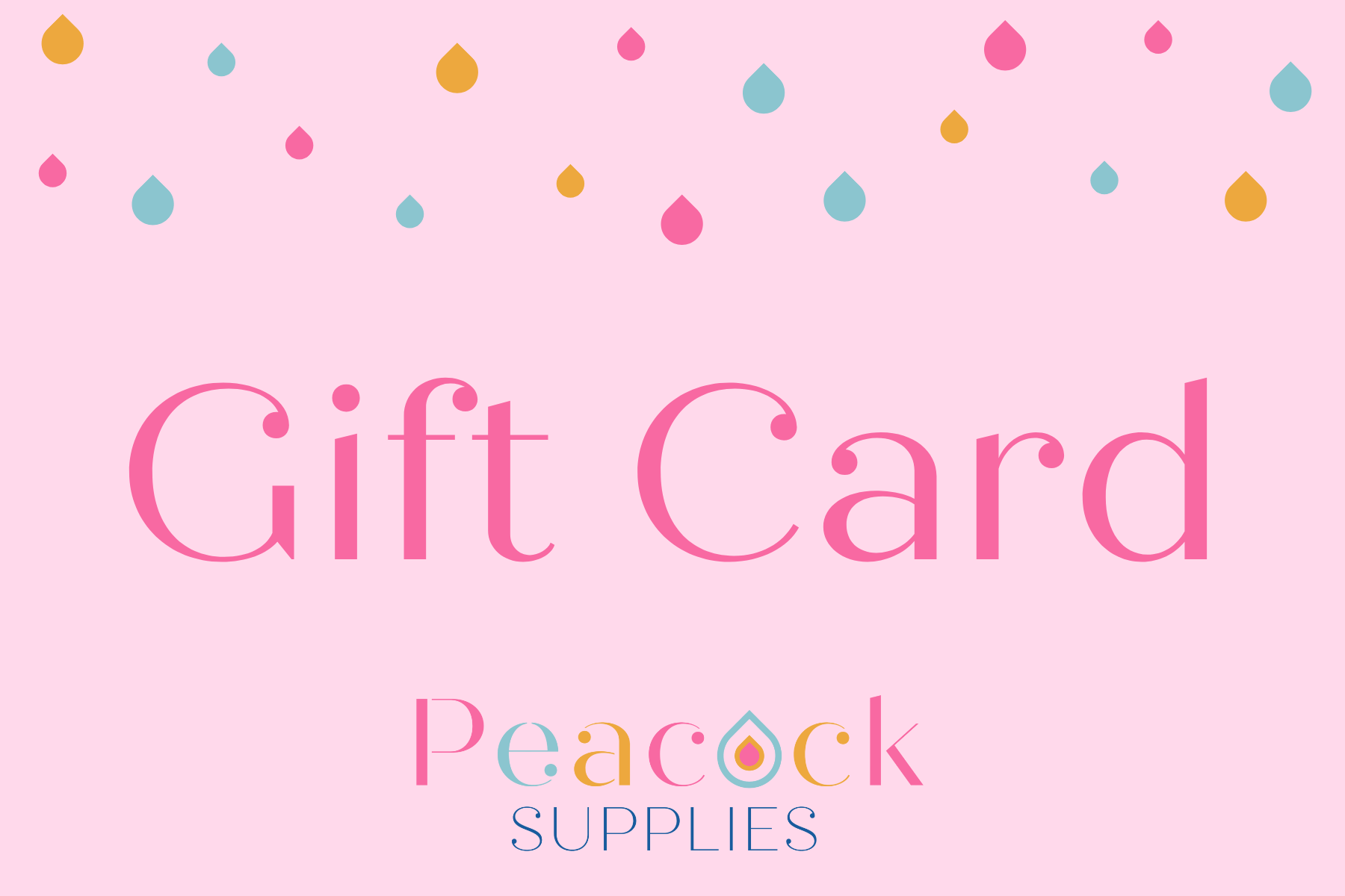 Peacock Supplies Gift Card