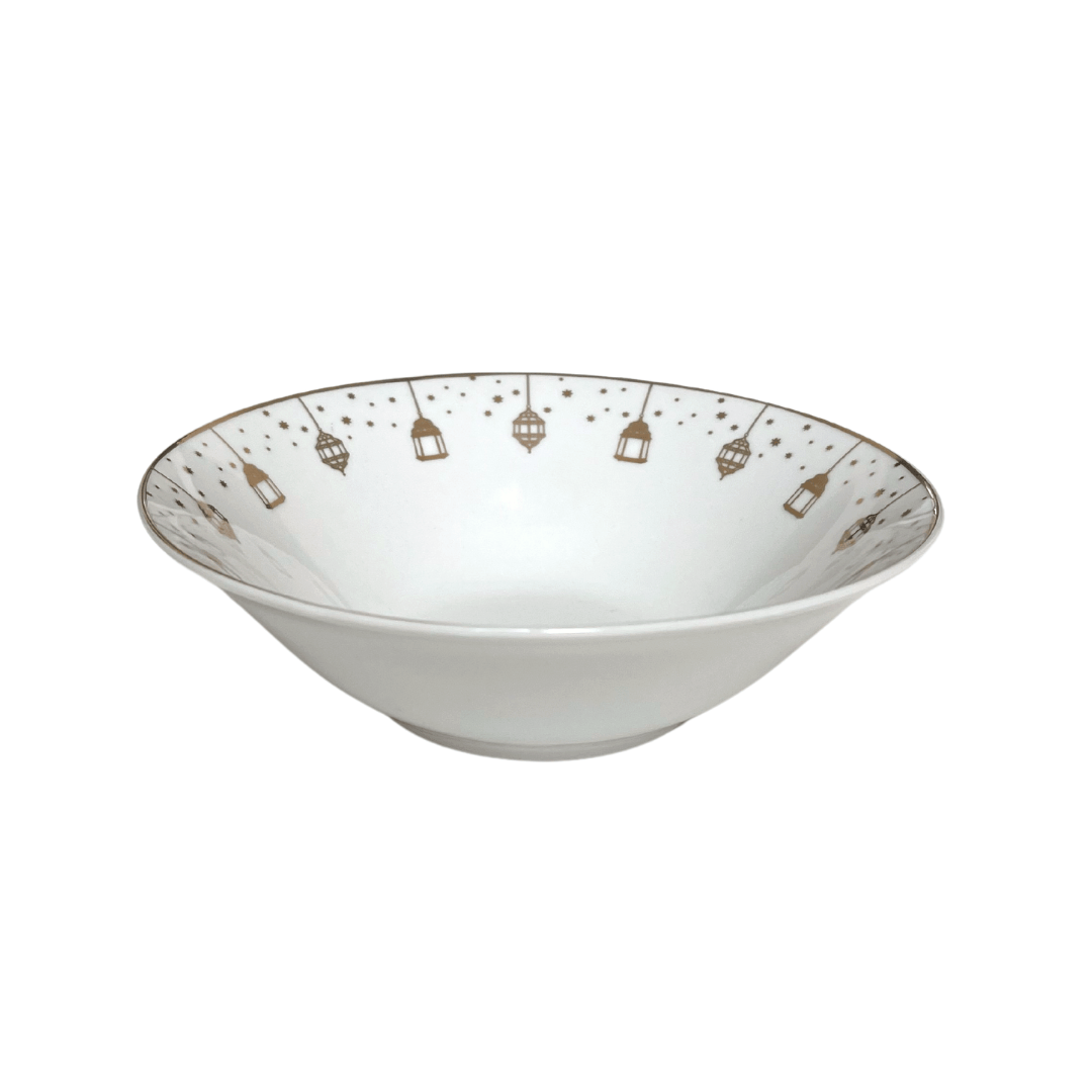 Lantern Gold Plated – 2pc Large Bowl Set – Ceramic Porcelain China