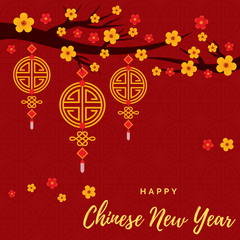Happy Chinese New Year Greeting Card