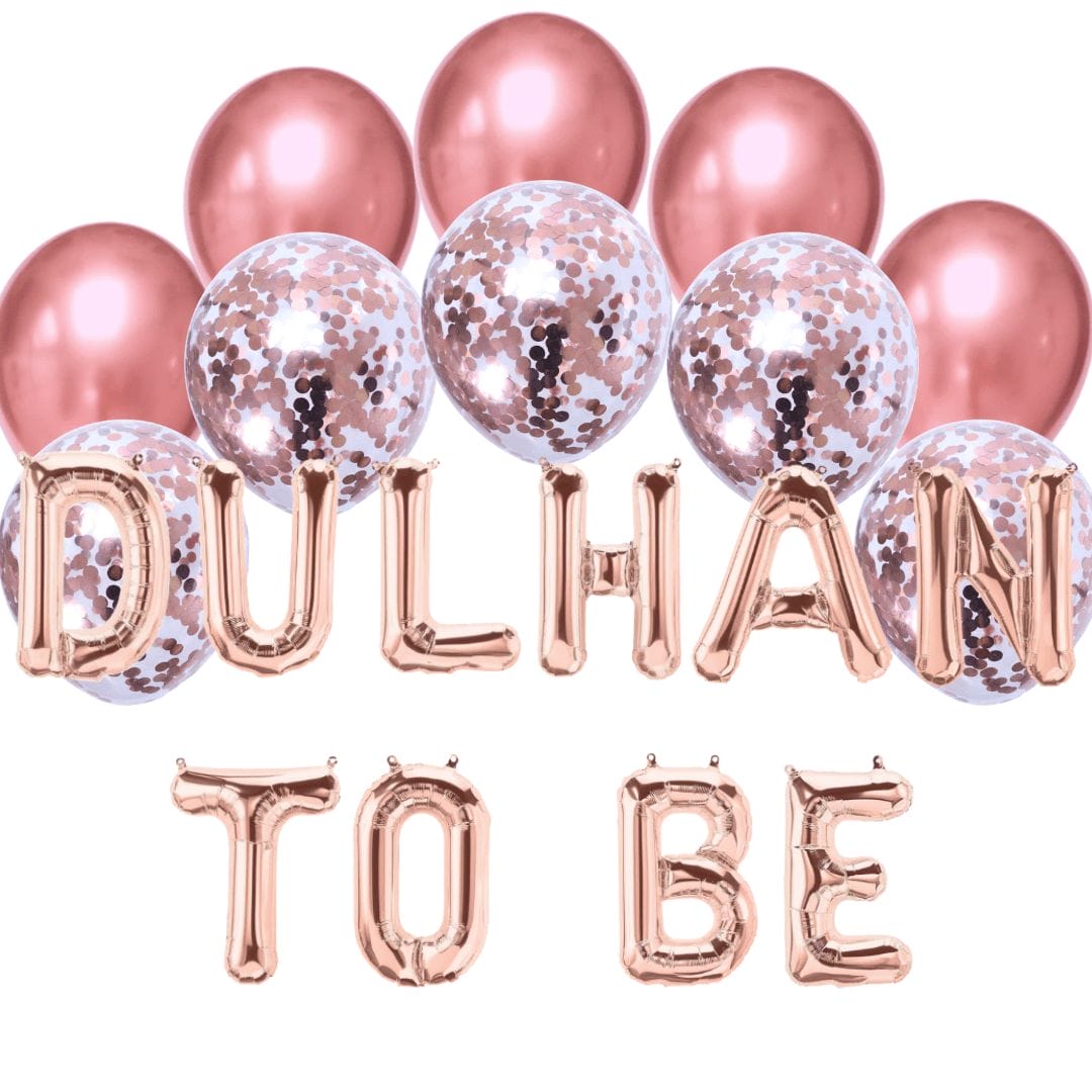 Balloon Bundle – Dulhan To Be – Rose Gold