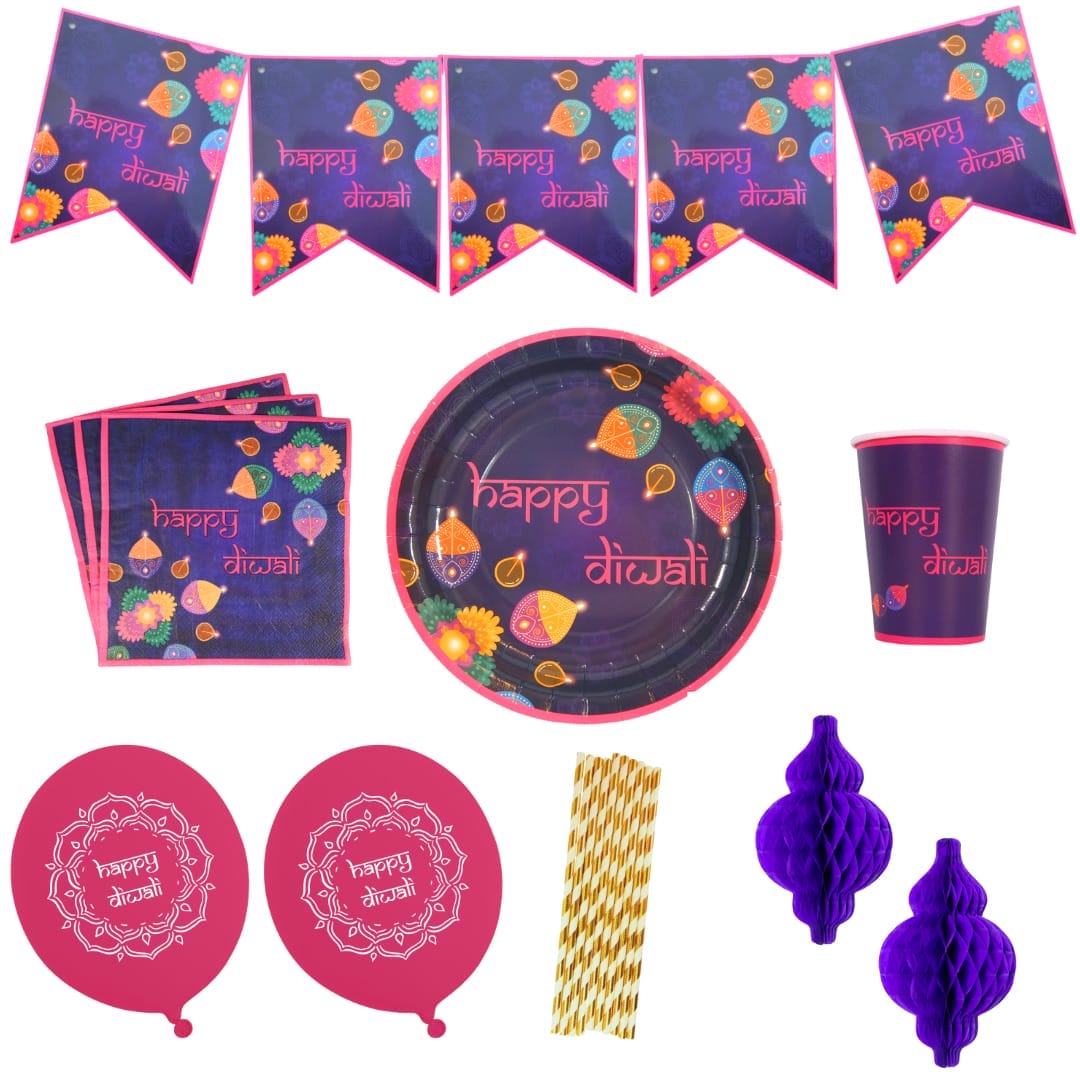 Party In A Box - Diwali - Purple & Pink