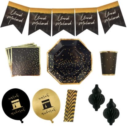 Party In A Box - Umrah - Black & Gold