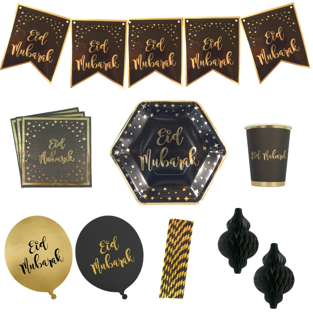 Party In A Box - Eid - Black & Gold