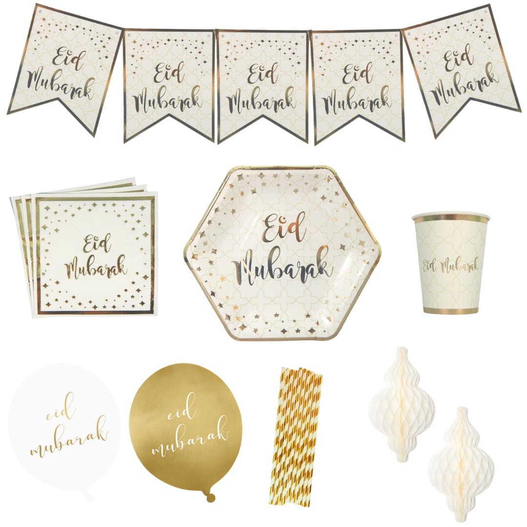 Party In A Box - Eid - Cream & Gold