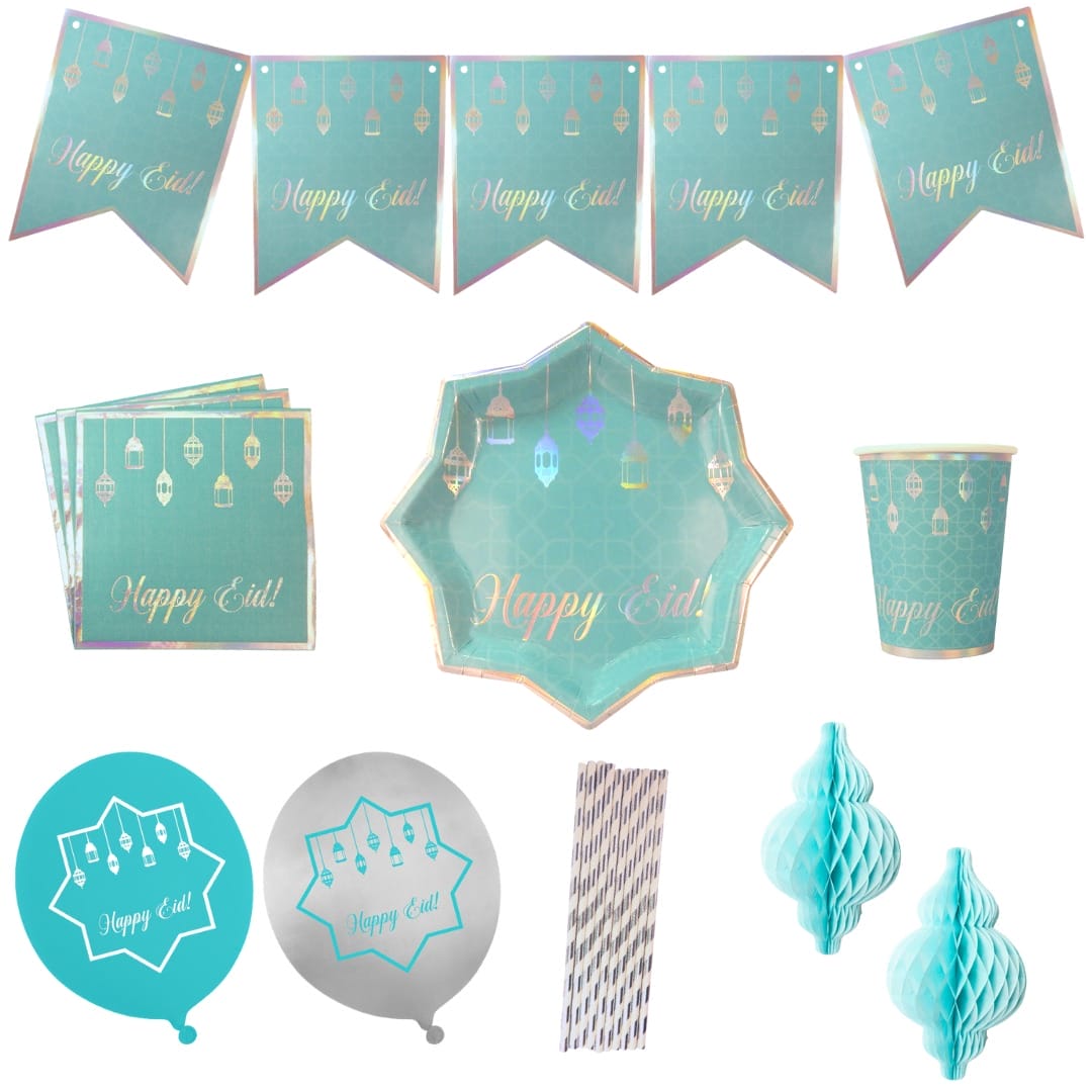 Party In A Box - Eid - Teal & Iridescent