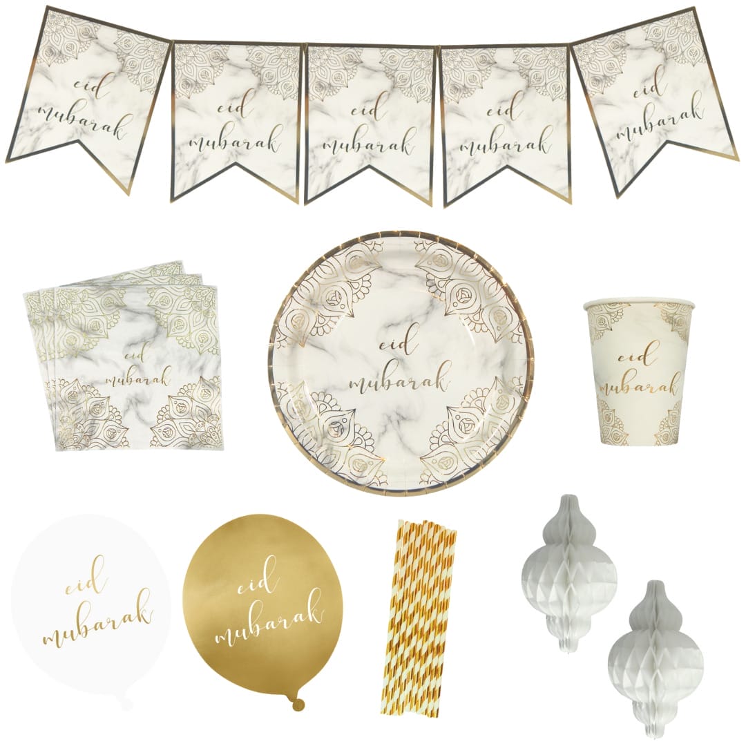 Party In A Box - Eid - Marble & Gold