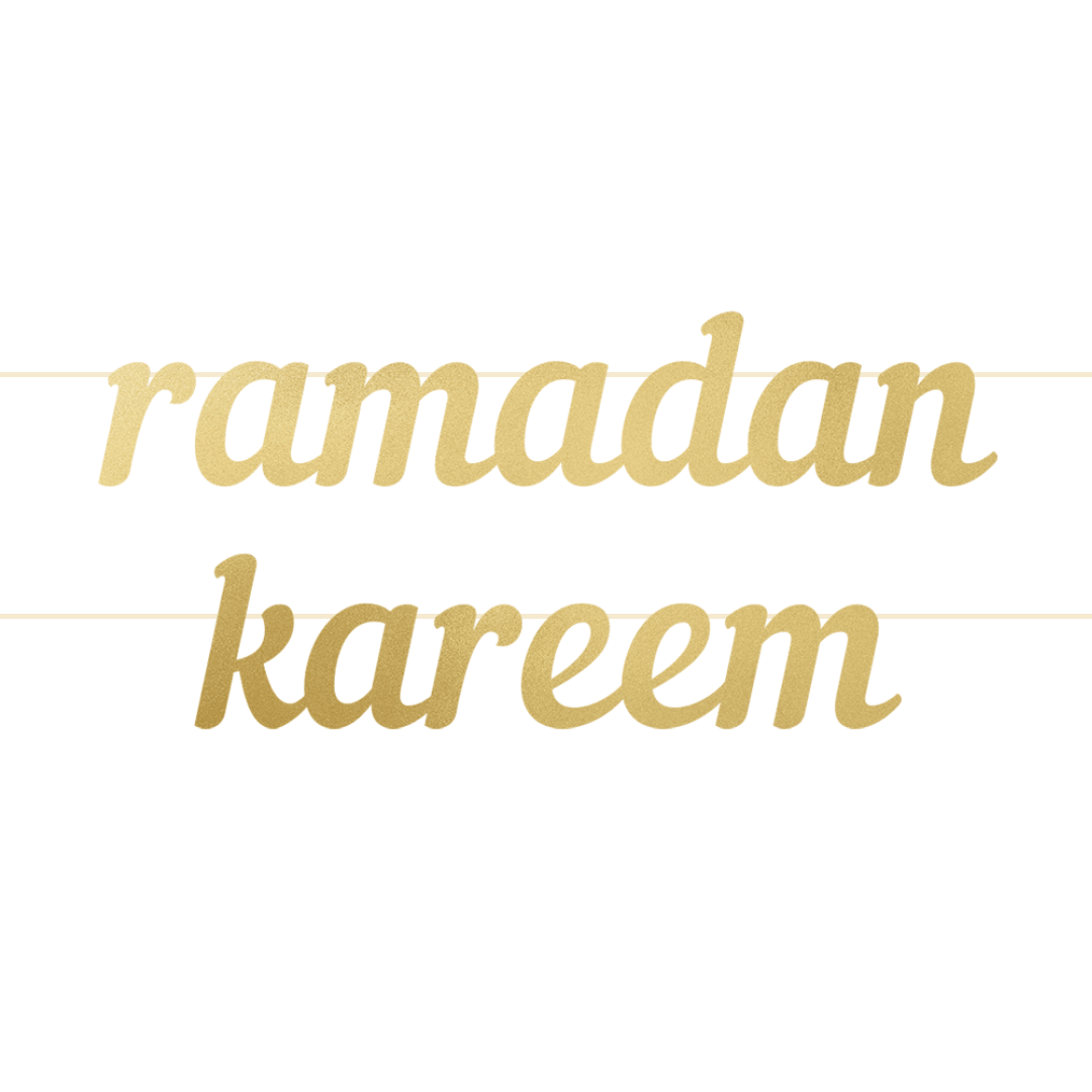 Ramadan Kareem Letter Banner