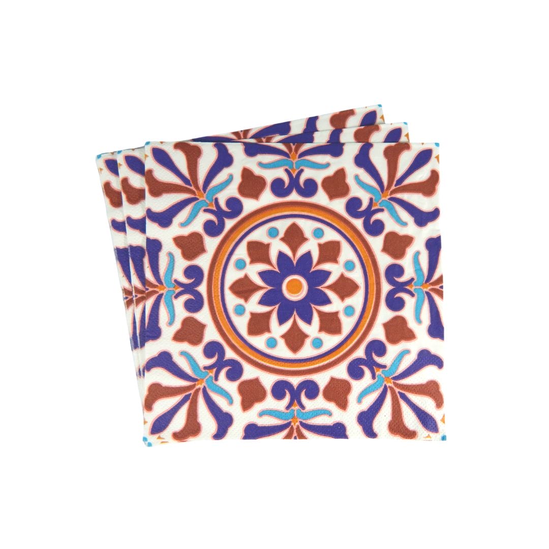 Turkish Party Napkins - 20 pack - Peacock Supplies