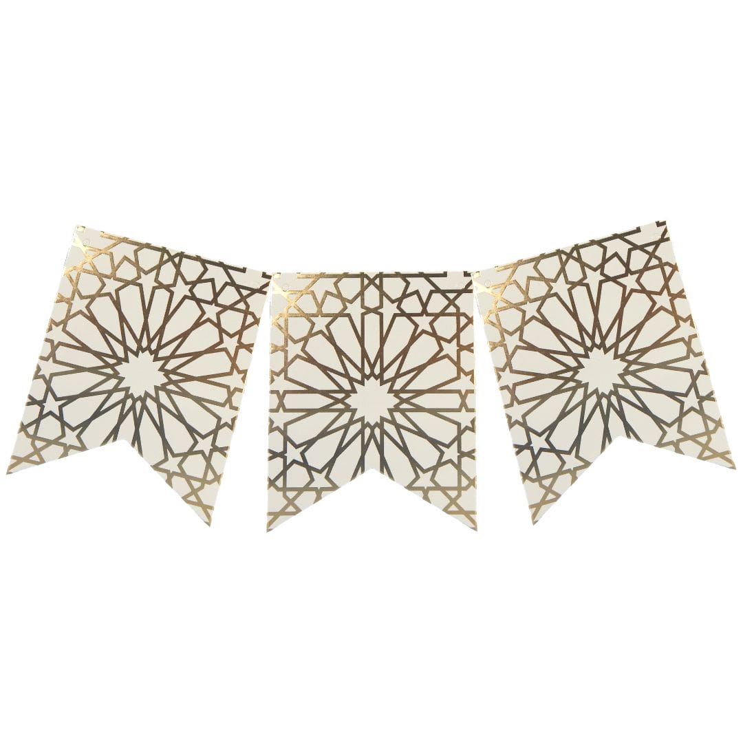 Geo Gold Party Banner