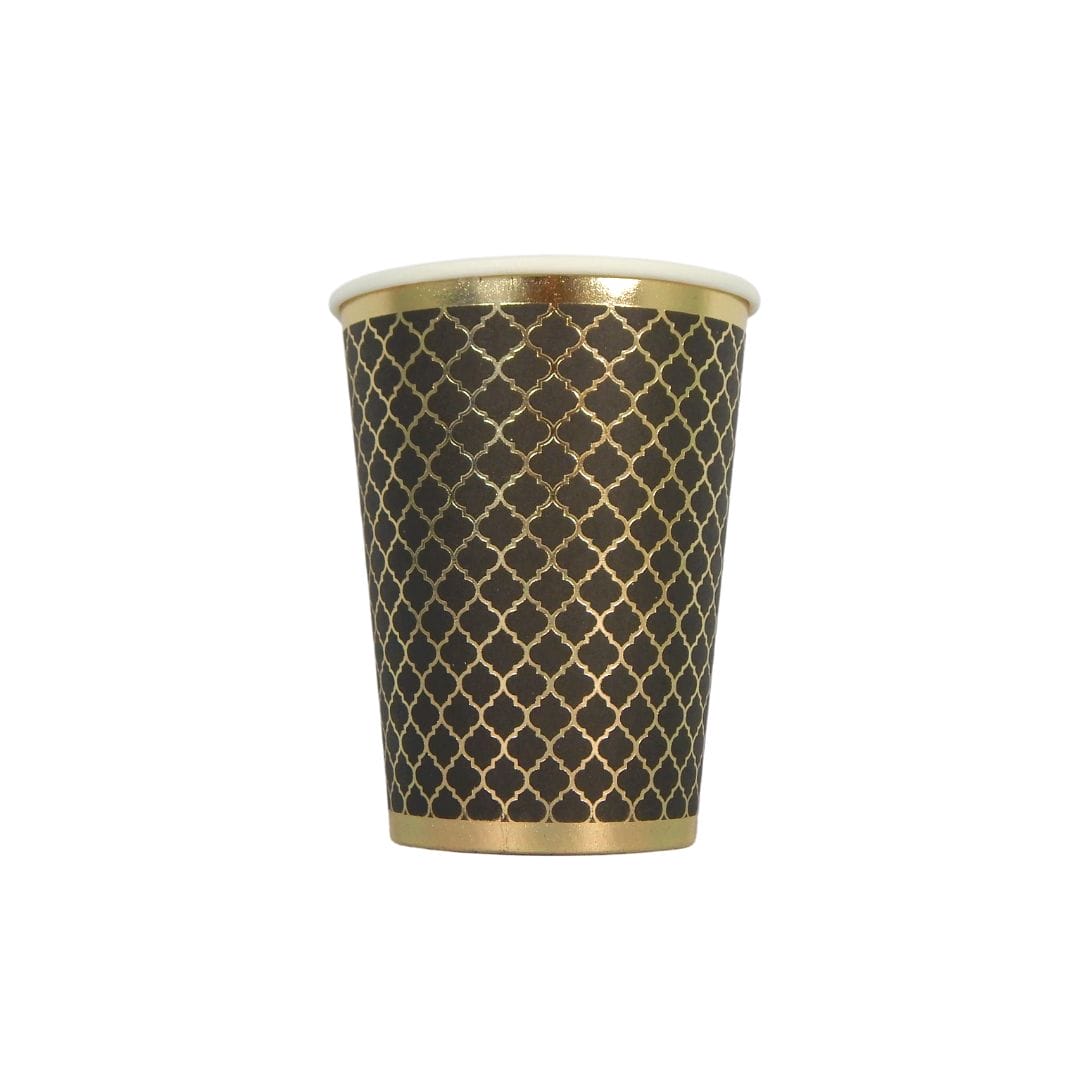 Moroccan Ebony Party Cups – 10 pack