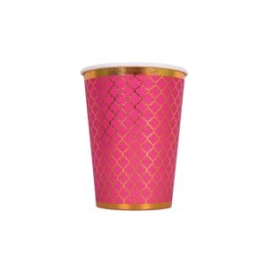 Moroccan Plum Party Cups - 10 pack - Peacock Supplies