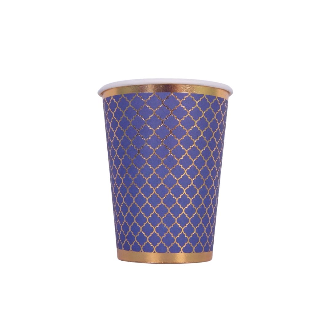 Moroccan Navy Party Cups – 10 pack