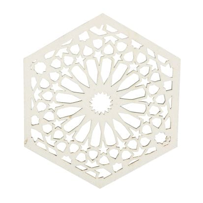 Geo Shapes - 4 pack - White - Peacock Supplies