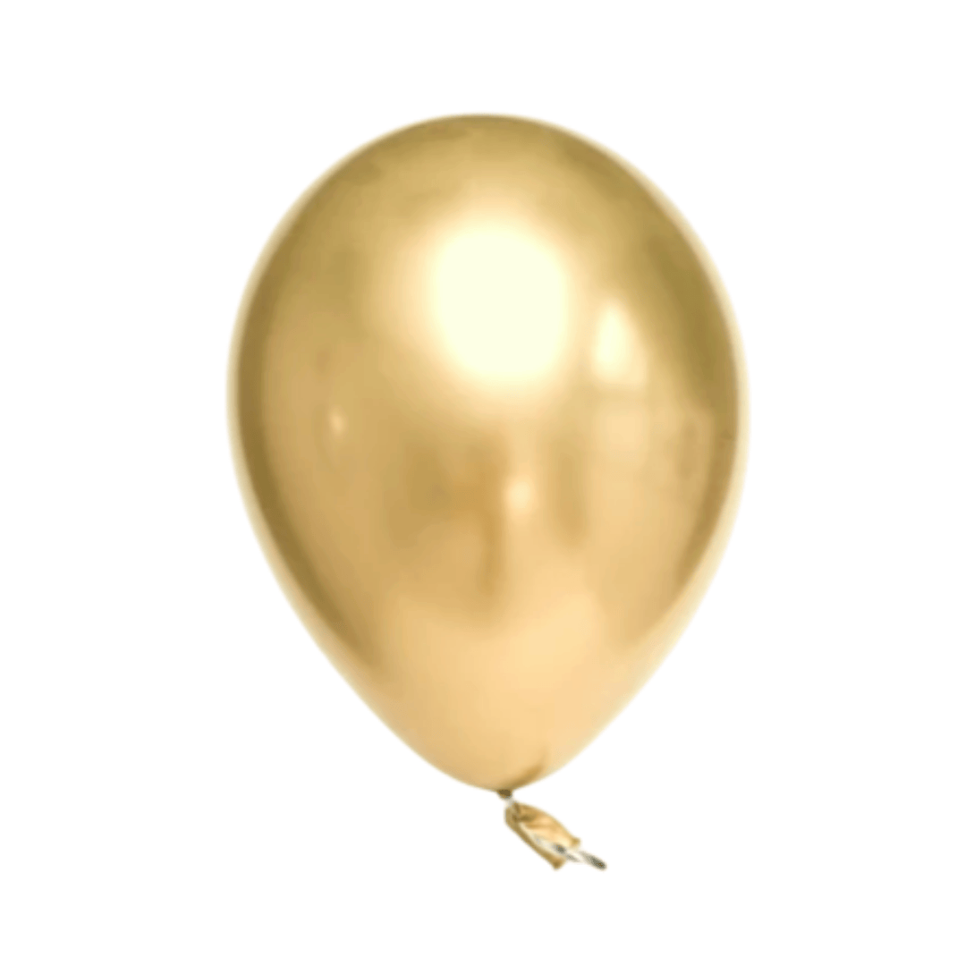 Metallic Balloons (10pk) – Gold