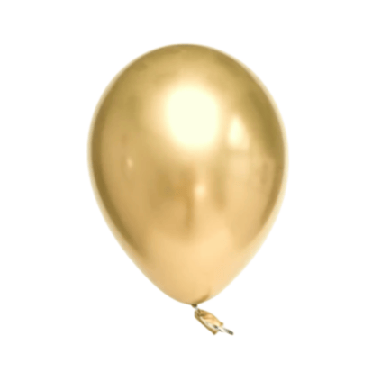 Metallic Balloons - 10 pack - Gold - Peacock Supplies