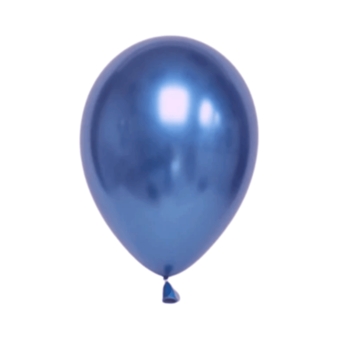 Metallic Balloons - 10 pack - Navy - Peacock Supplies