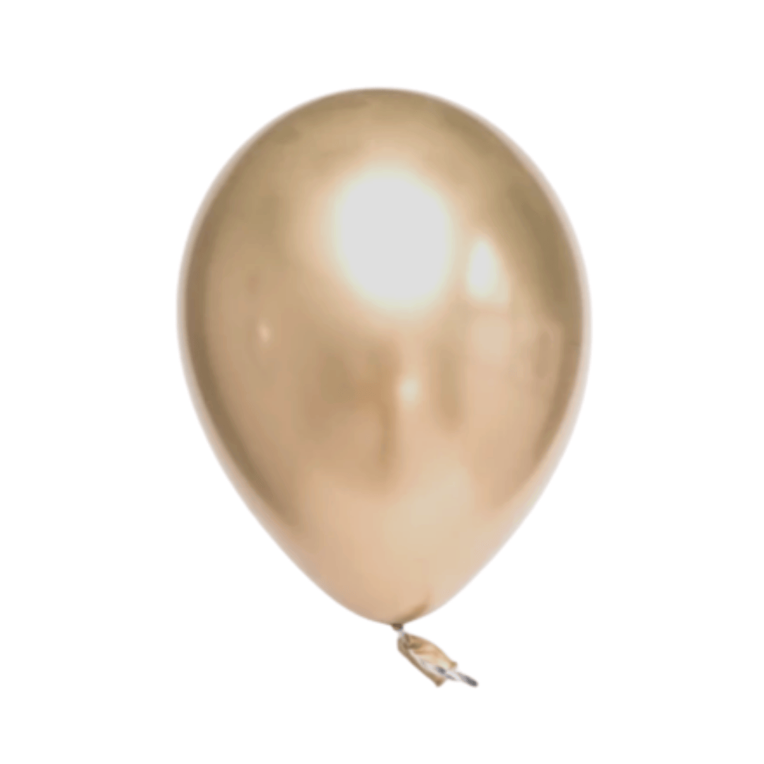 Metallic Balloons (10pk) -Light Gold
