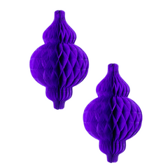 Lantern Honeycombs - Purple 2pk