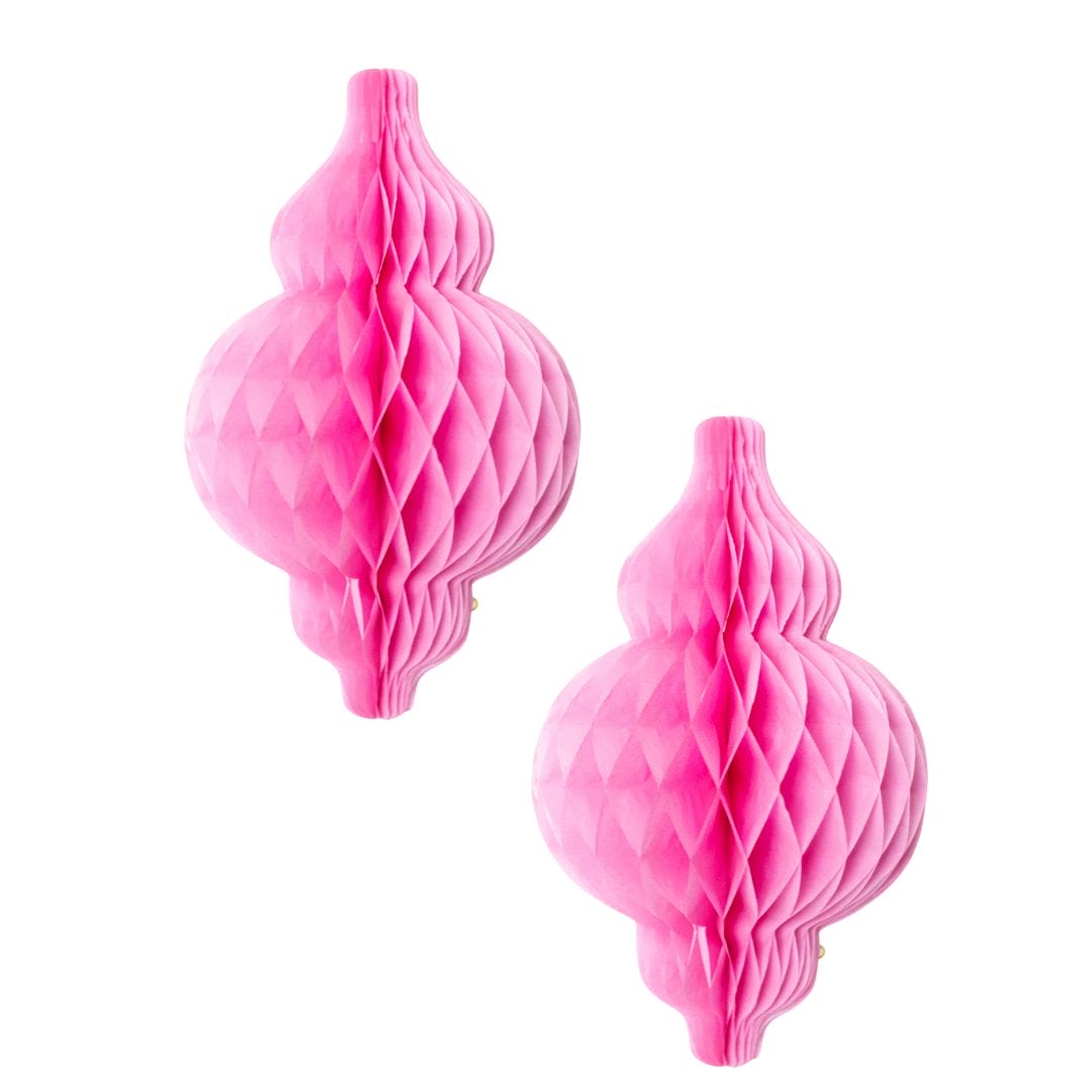 Lantern Honeycomb - 2 pack - Light Pink - Peacock Supplies