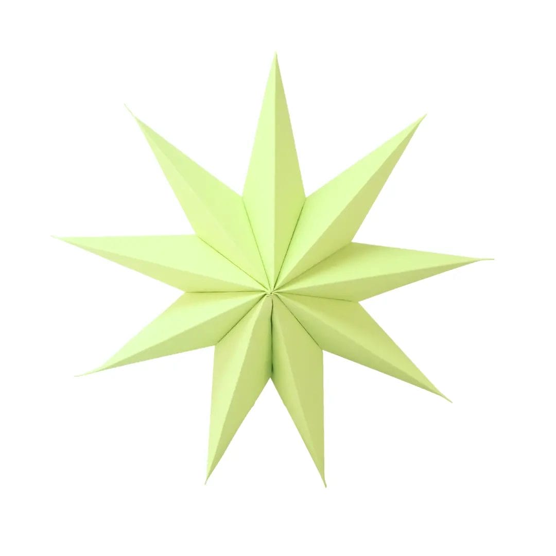 Hanging Star (30cm) – Green
