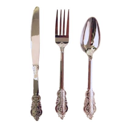 Party Cutlery (18pk) - Silver - Peacock Supplies