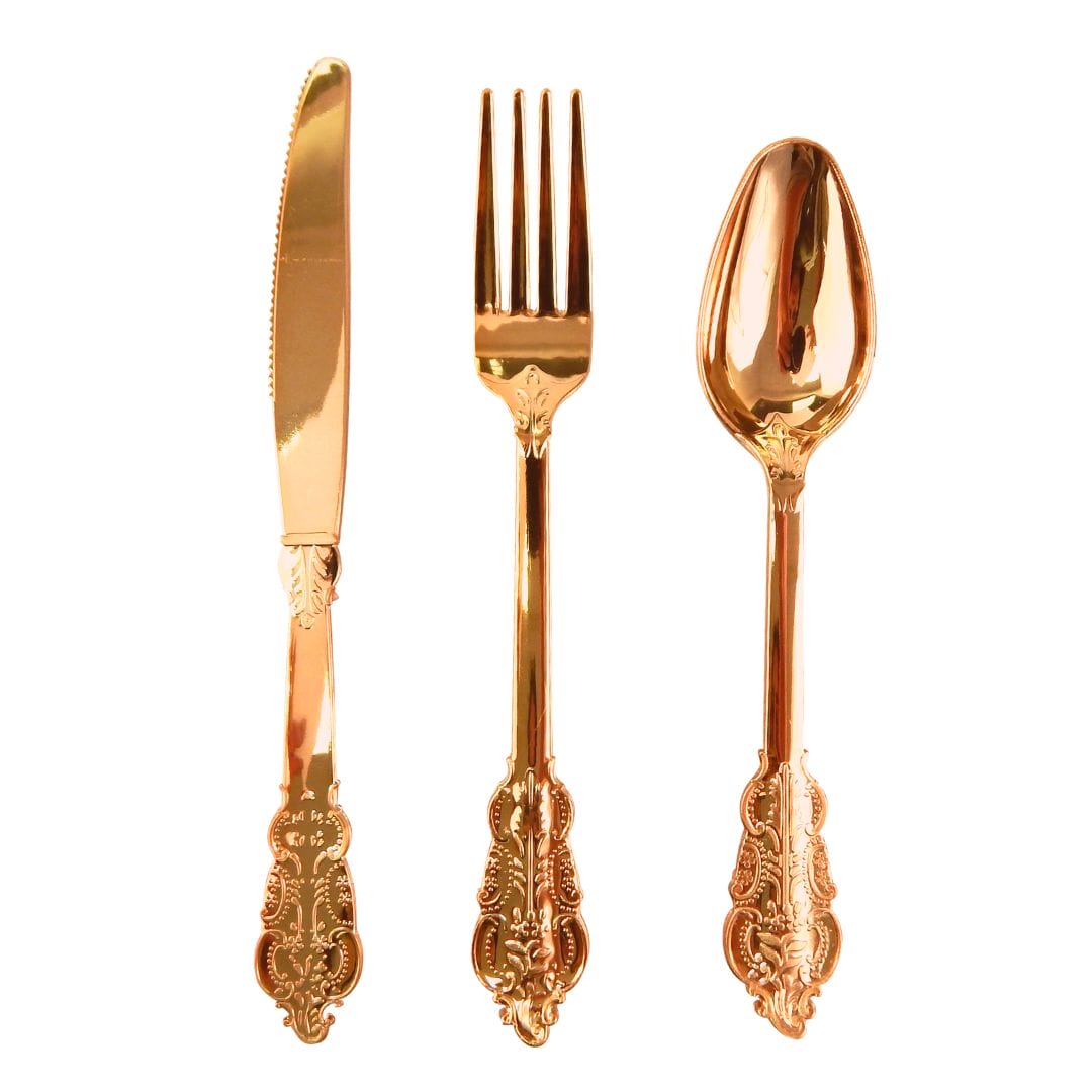 Party Cutlery – Rose Gold