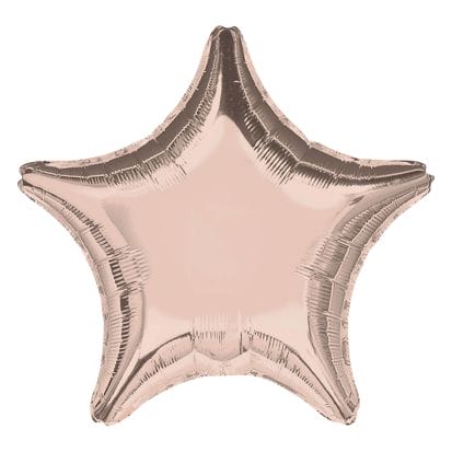 Star Foil Balloon - Rose Gold - Peacock Supplies
