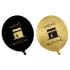 Umrah Party Balloons (10 pk) - Black & Gold - Peacock Supplies