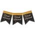 Umrah Mubarak Banner - black & Gold - Peacock Supplies