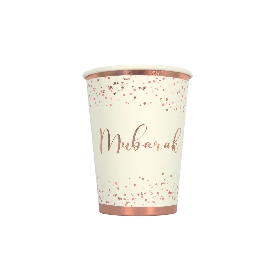 Mubarak Confetti Party Cups – 10 pack