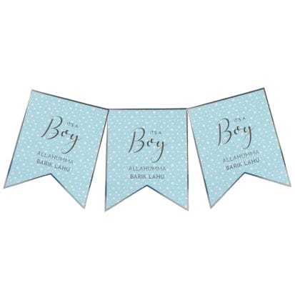 Baby Boy Banner - Peacock Supplies