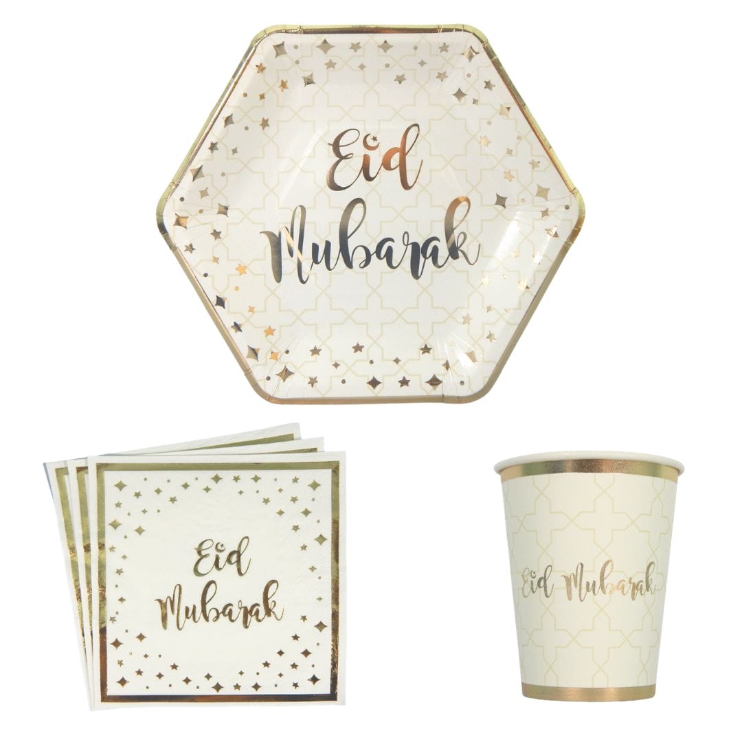 Eid Party Pack – Cream & Gold