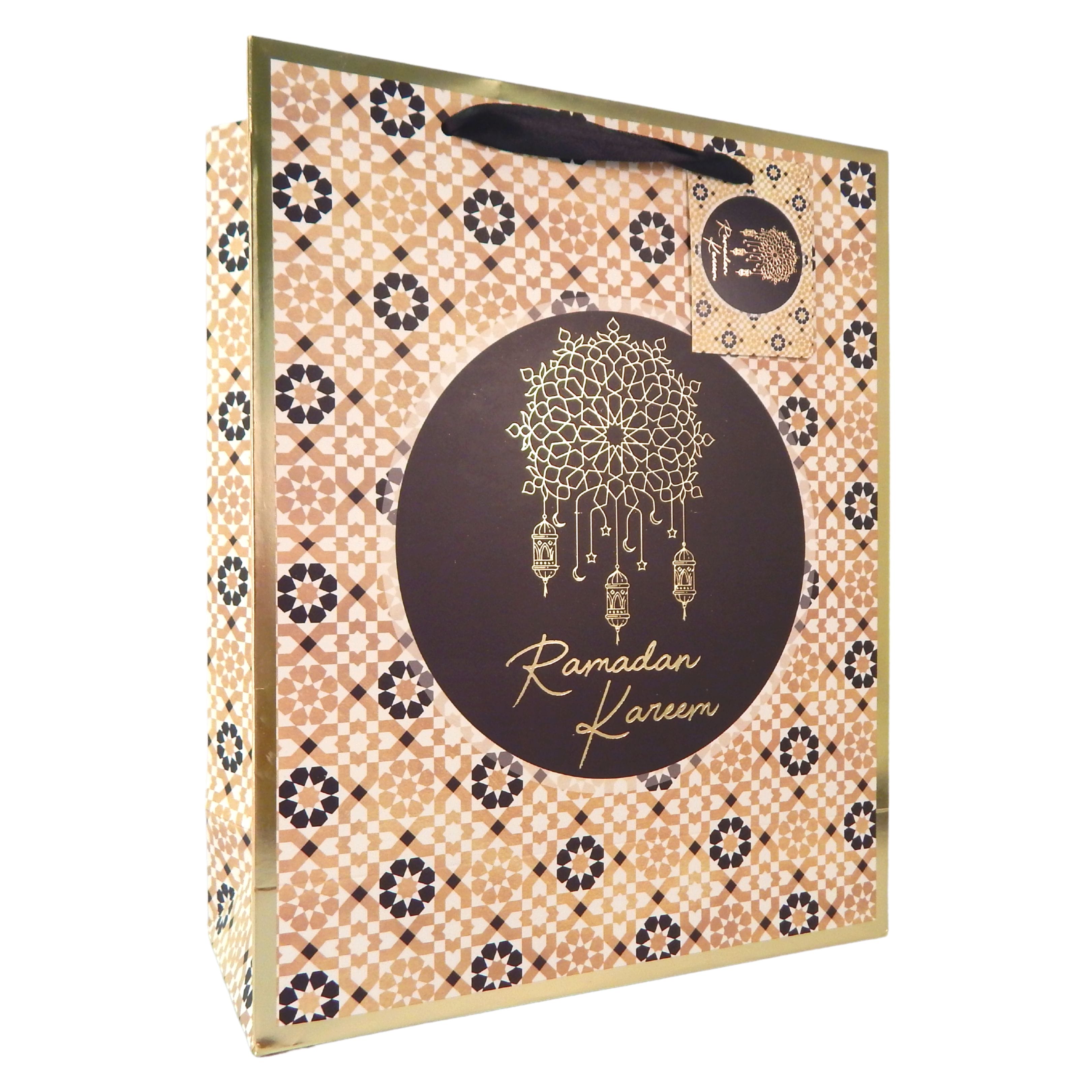 Ramadan Kareem Gift Bag – Black & Gold