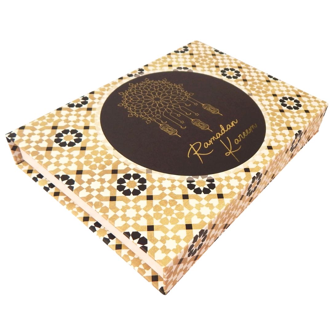Ramadan Kareem Gift Box - Black & Gold - Peacock Supplies