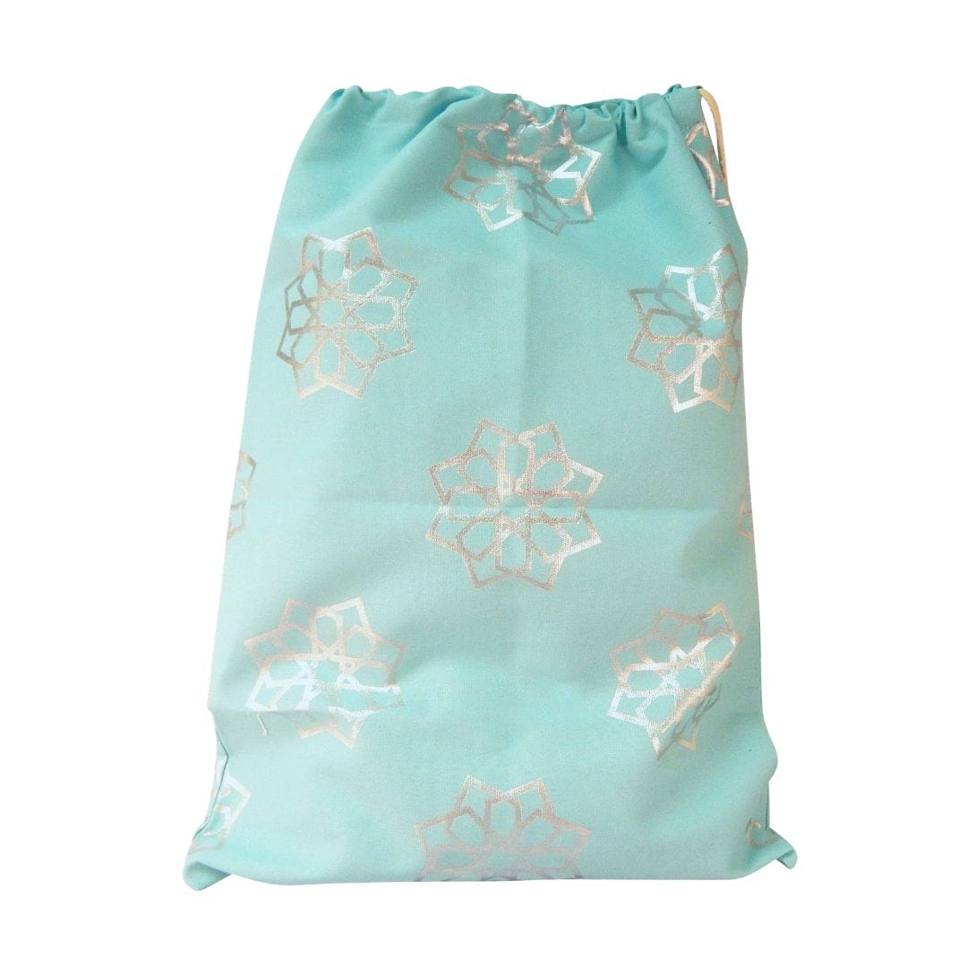 Luxury Eid Sack – Blue & Silver Foil
