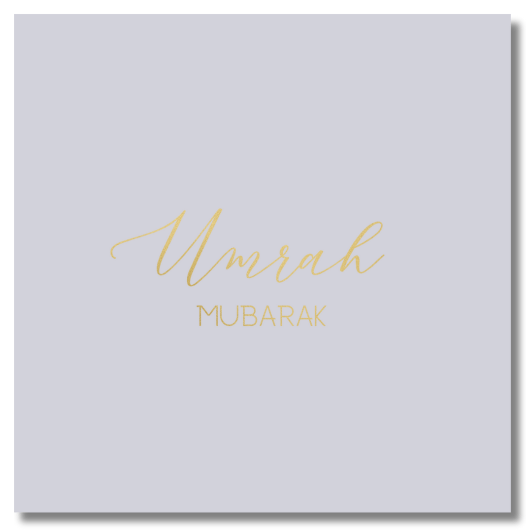 Luxury Foiled Greeting Card - Umrah