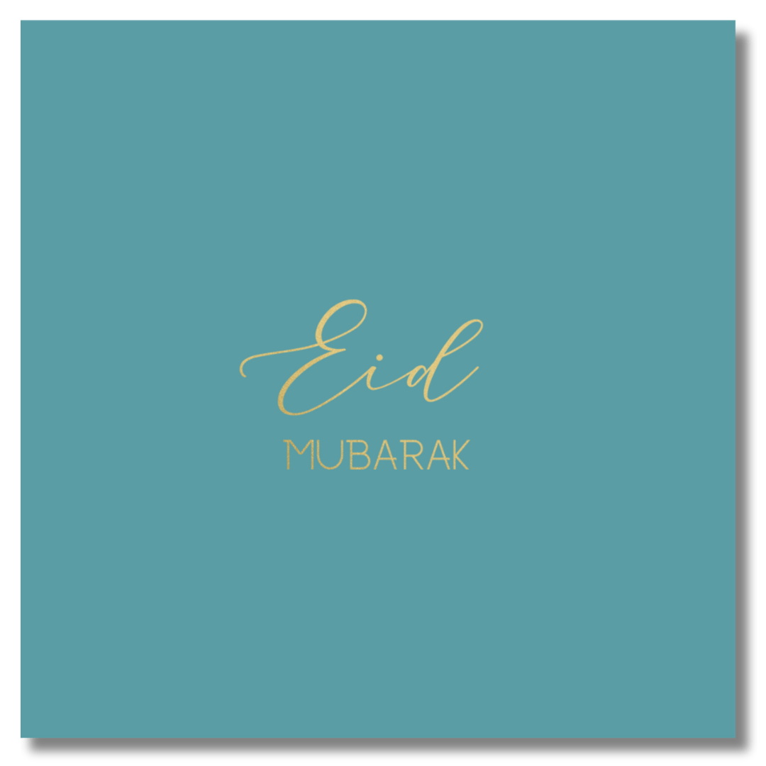 Luxury Foiled Greeting Card - Eid