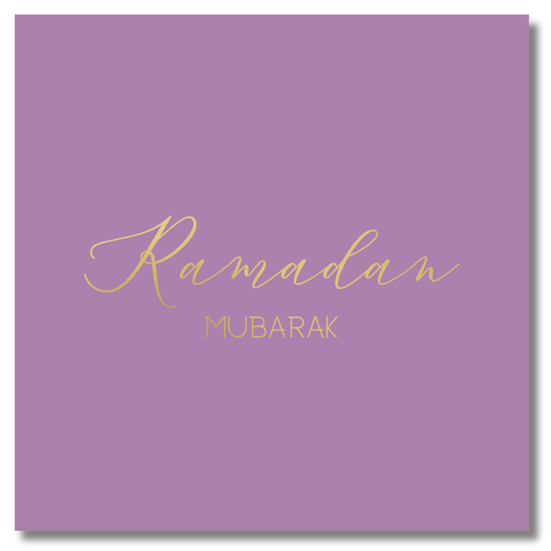 Luxury Foiled Greeting Card - Ramadan