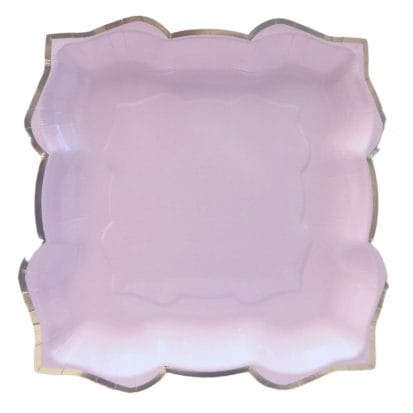 Lotus Large Party Plates (10pk) - Lilac (Purple)