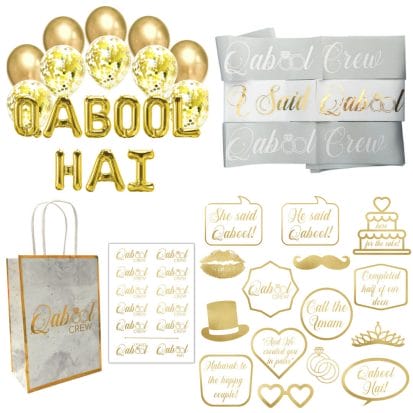 Qabool Engagement Party Kit