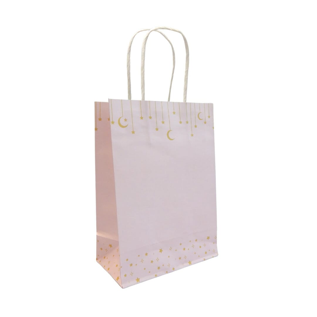 Moon & Stars Treat Bags (10pk) - Pink