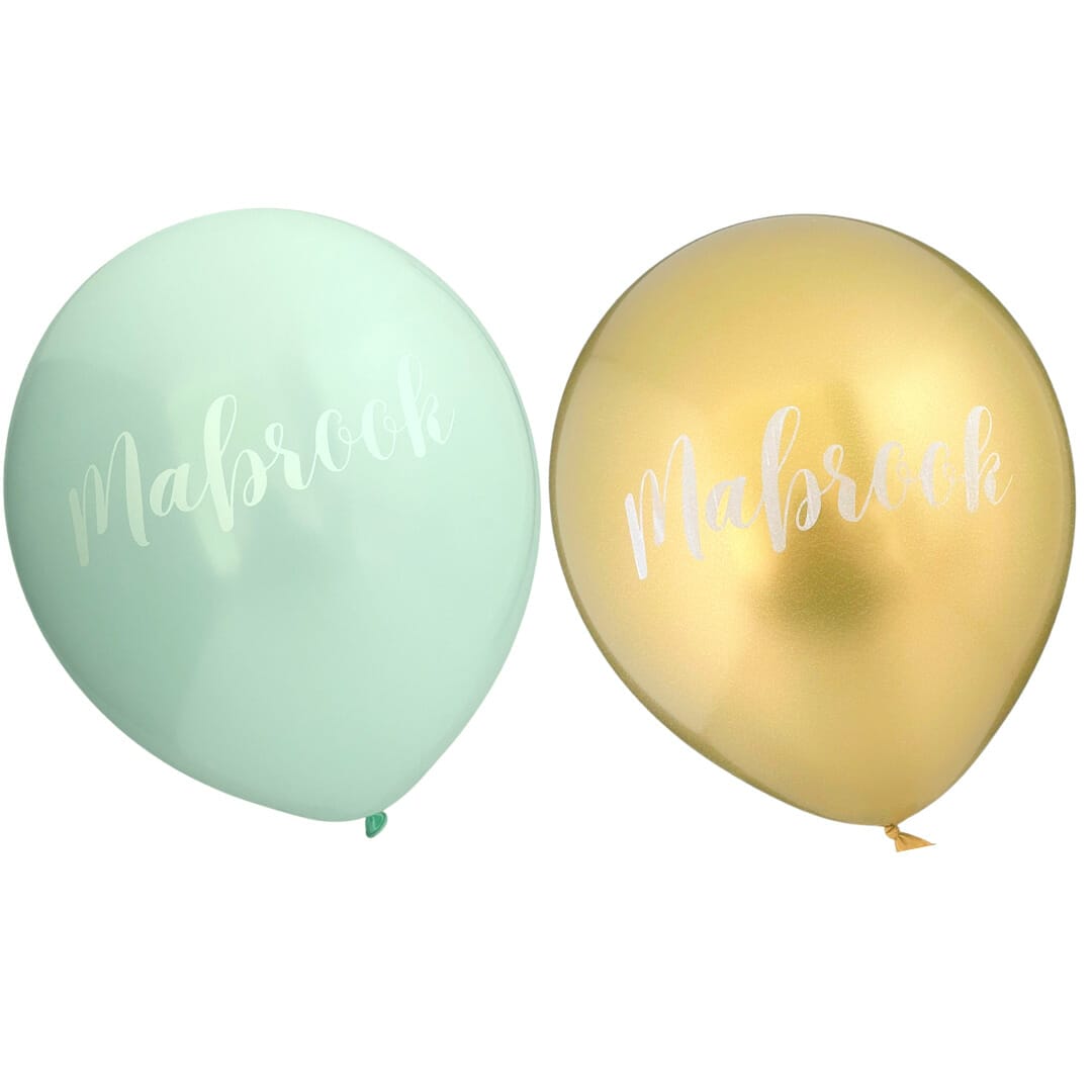Mabrook Quran Party Balloons (10pk) - Mint