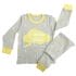Dreaming of Jannah Kids Pyjamas - Grey & Yellow