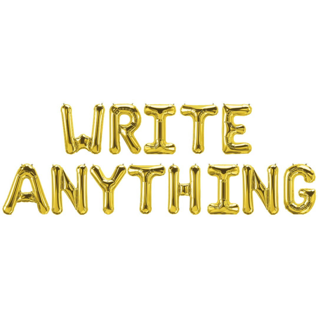 Personalised “Write Anything” Foil Balloons