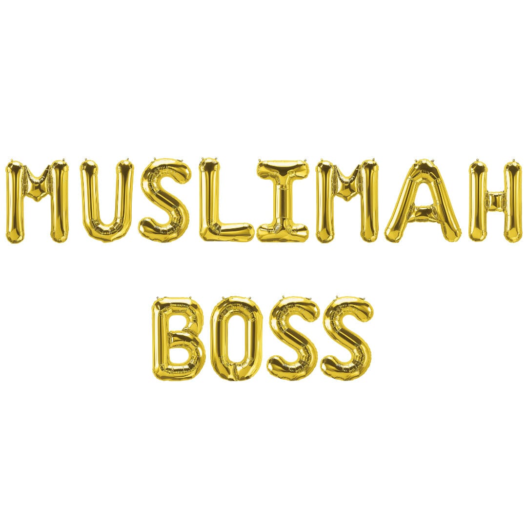 Muslimah Boss Foil Balloons