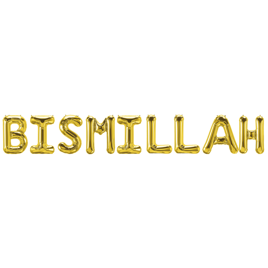 Bismillah Foil Balloons