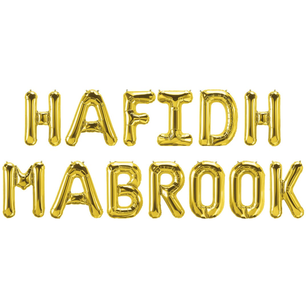 Hafidh Mabrook Foil Balloons