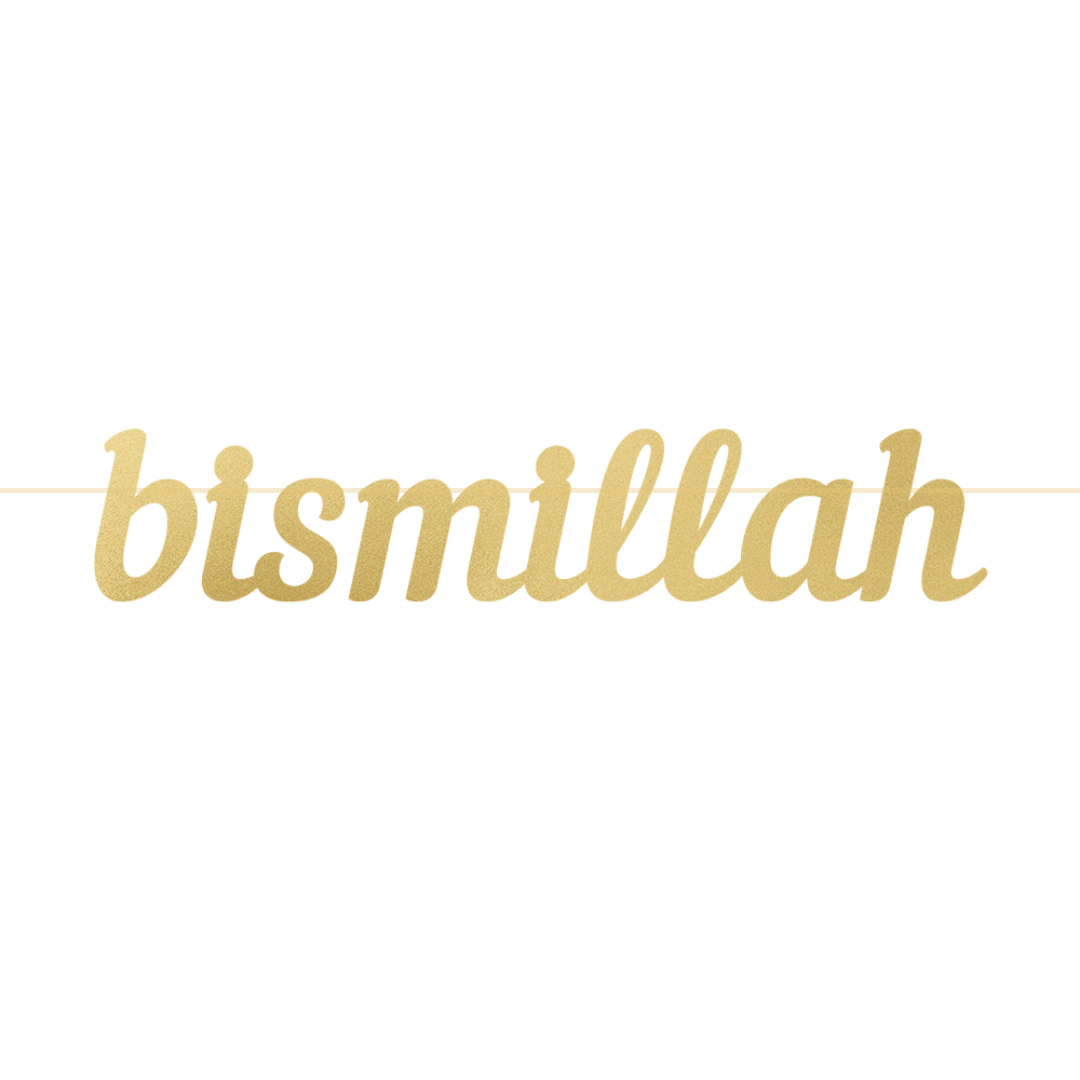 Bismillah Letter Banner
